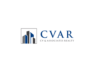 CVAR- CV & ASSOCIATES REALTY logo design by kaylee