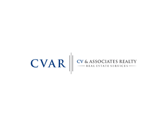 CVAR- CV & ASSOCIATES REALTY logo design by ndaru