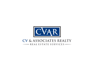 CVAR- CV & ASSOCIATES REALTY logo design by ndaru