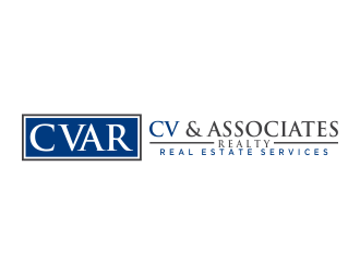 CVAR- CV & ASSOCIATES REALTY logo design by evdesign