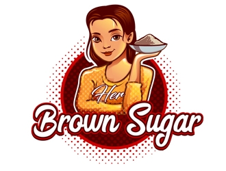 Her Brown Sugar logo design by DreamLogoDesign