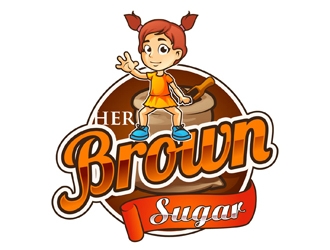 Her Brown Sugar logo design by DreamLogoDesign