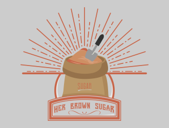 Her Brown Sugar logo design by ROSHTEIN