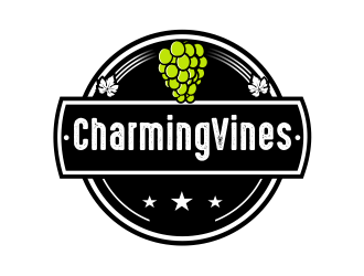 CharmingVines logo design by evdesign