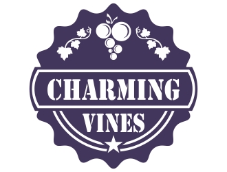 CharmingVines logo design by cikiyunn