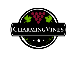 CharmingVines logo design by BeDesign