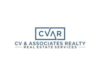 CVAR- CV & ASSOCIATES REALTY logo design by yeve