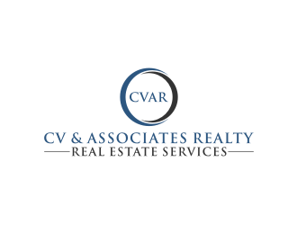 CVAR- CV & ASSOCIATES REALTY logo design by yeve