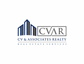 CVAR- CV & ASSOCIATES REALTY logo design by ammad