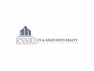 CVAR- CV & ASSOCIATES REALTY logo design by ammad