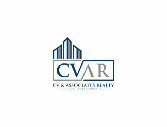 CVAR- CV & ASSOCIATES REALTY logo design by ammad