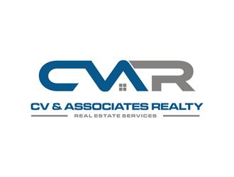 CVAR- CV & ASSOCIATES REALTY logo design by EkoBooM