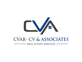 CVAR- CV & ASSOCIATES REALTY logo design by Girly