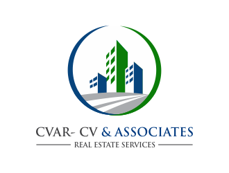 CVAR- CV & ASSOCIATES REALTY logo design by Girly