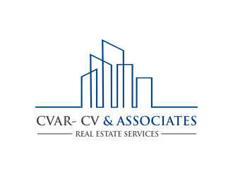 CVAR- CV & ASSOCIATES REALTY logo design by Girly