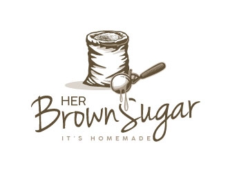 Her Brown Sugar logo design by REDCROW