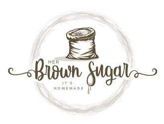 Her Brown Sugar logo design by REDCROW