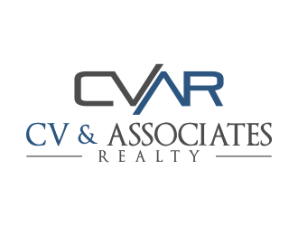 CVAR- CV & ASSOCIATES REALTY logo design by done