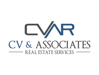 CVAR- CV & ASSOCIATES REALTY logo design by done