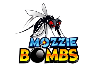 Mozzie Bombs logo design by DreamLogoDesign