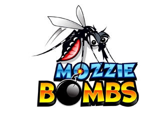 Mozzie Bombs logo design by DreamLogoDesign