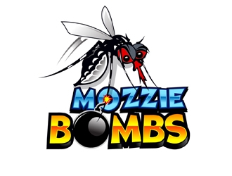 Mozzie Bombs logo design by DreamLogoDesign