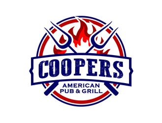 Coopers American Pub & Grill logo design by haze