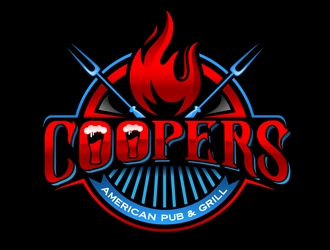 Coopers American Pub & Grill logo design by DreamLogoDesign