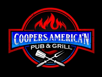 Coopers American Pub & Grill logo design by DreamLogoDesign