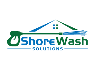 Shore Wash Solutions logo design by akilis13