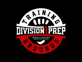 Division 1 Prep  logo design by kenartdesigns