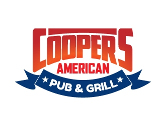 Coopers American Pub & Grill logo design by Anzki