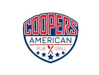 Coopers American Pub & Grill logo design by Anzki