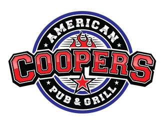 Coopers American Pub & Grill logo design by PiceFlia