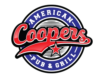 Coopers American Pub & Grill logo design by PiceFlia