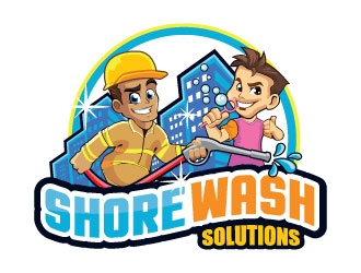 Shore Wash Solutions logo design by REDCROW