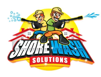 Shore Wash Solutions logo design by REDCROW