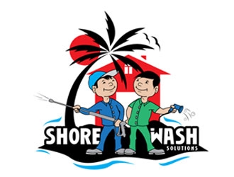 Shore Wash Solutions logo design by kingfisher