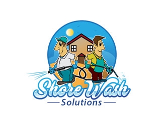 Shore Wash Solutions logo design by kingfisher