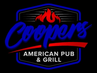 Coopers American Pub & Grill logo design by jaize