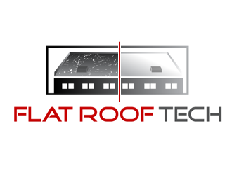 Flat Roof Tech logo design by megalogos