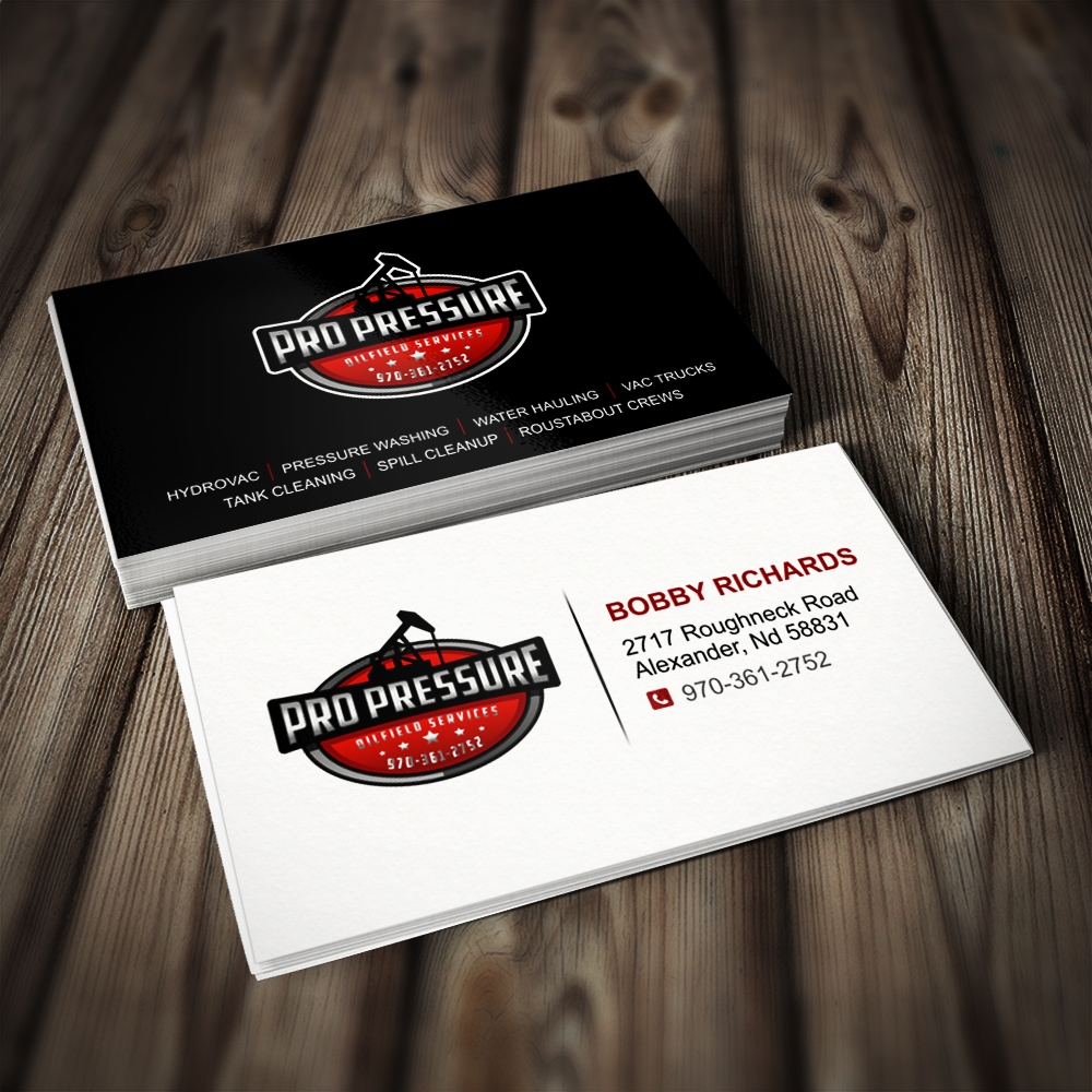 PRO PRESSURE OILFIELD SERVICES logo design by Kindo