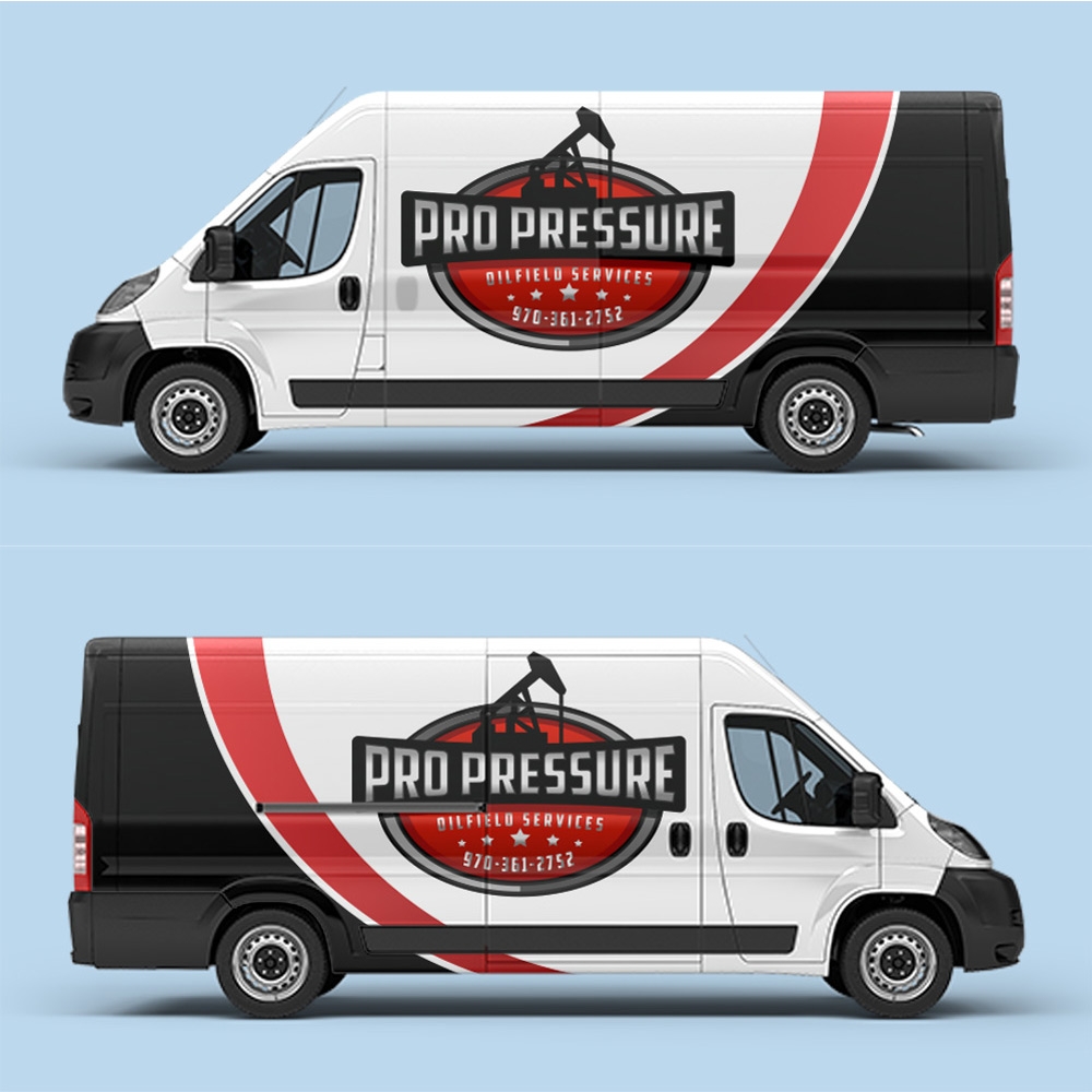 PRO PRESSURE OILFIELD SERVICES logo design by Kindo