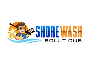 Shore Wash Solutions logo design by daywalker