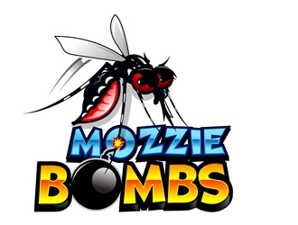 Mozzie Bombs logo design by DreamLogoDesign