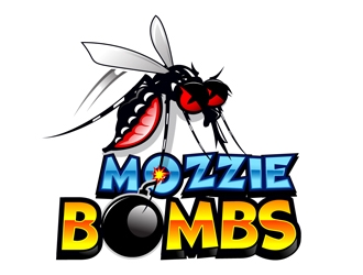 Mozzie Bombs logo design by DreamLogoDesign