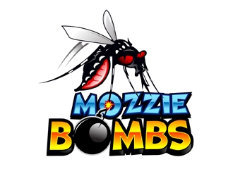 Mozzie Bombs logo design by DreamLogoDesign