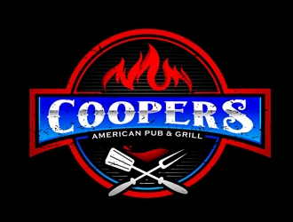 Coopers American Pub & Grill logo design by DreamLogoDesign