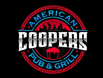 Coopers American Pub & Grill logo design by DreamLogoDesign