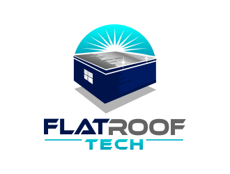 Flat Roof Tech logo design by mikael